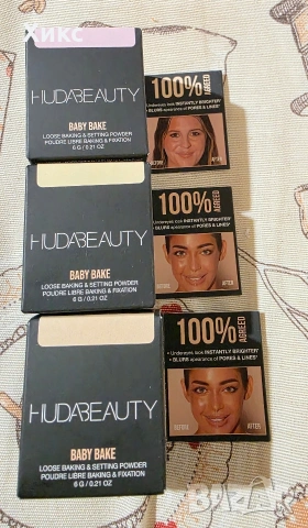 Huda Beauty мини пудри, снимка 7 - Козметика за лице - 53276894