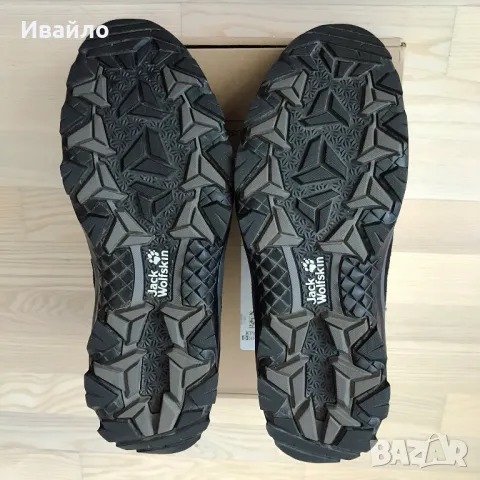 Нови мъжки черни туристически обувки Jack Wolfskin - № 41 (25.9 см), снимка 4 - Спортни обувки - 47744928