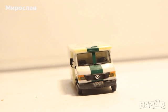 HERPA 1/87 H0 MERCEDES VARIO ИНКАСО БРОНИРАН КОЛИЧКА МОДЕЛ, снимка 4 - Колекции - 54316781