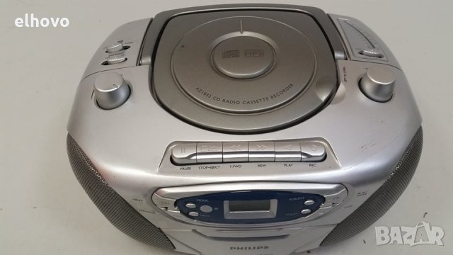 CD player с радио, касета Philips AZ1032, снимка 3 - MP3 и MP4 плеъри - 30122494