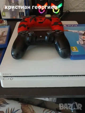 playstation 4 white, снимка 3 - PlayStation конзоли - 55769437