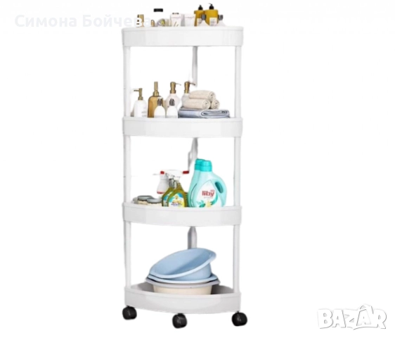 Ъглова въртяща се поставка Corner Storage Rack , снимка 6 - Органайзери - 52806832