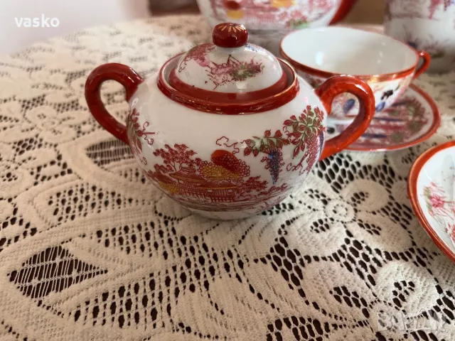 Костен порцелан-стар, снимка 4 - Сервизи - 49342392