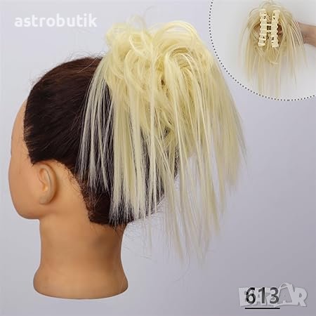 Небрежно формена опашка за коса.