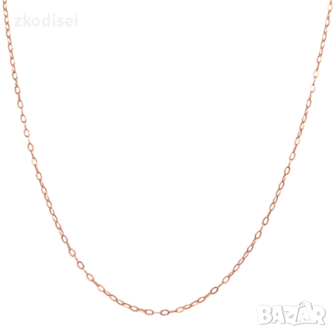 Златен синджир 2,32гр. 77,0см. 14кр. проба:585 модел:11222-1, снимка 2 - Колиета, медальони, синджири - 52637445