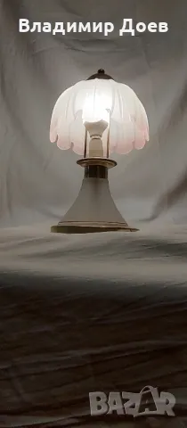 Старинна нощна лампа, снимка 4 - Настолни лампи - 50433332