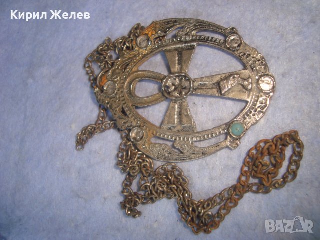 ПОСРЕБРЕН ЕГИПЕТСКИ КРЪСТ АНКХ / АНХ с НЕФЕРТИТИ АРТ МЕДАЛЬОН със СИНДЖИРЧЕ 27503, снимка 11 - Колиета, медальони, синджири - 36903542
