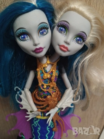 Монстър Хай кукла Monster High Peri & Pearl Serpentine Great scarier reef , снимка 2 - Кукли - 54358339