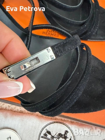Hermes Kelly 39 дамски сандали, снимка 4 - Сандали - 54341492