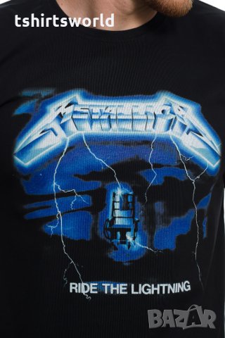 Нова мъжка тениска с дигитален печат на музикалната група METALLICA, снимка 2 - Тениски - 28344637