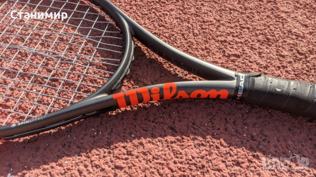 Wilson Burn 100LS тенис ракета Нишикори, снимка 5 - Тенис - 54199531