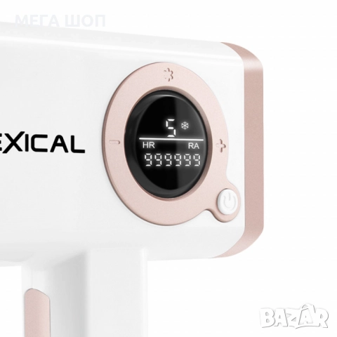 Лазерен уред за епилация Lexical LLH-5580 с охлаждаща функция и 999 999 светкавици, снимка 5 - Епилатори - 52930984