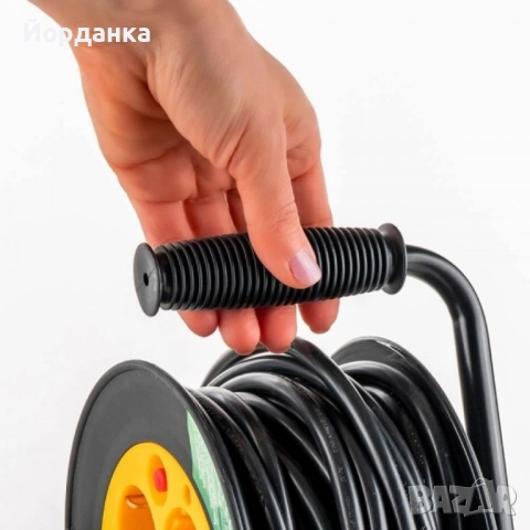 Удължител с макара, снимка 4 - Разклонители и удължители - 51254376