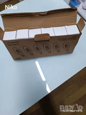 Нови LED крушки Е14 (тип свещ),6 бр.-САМО за 5€, снимка 2 - Крушки - 56232968
