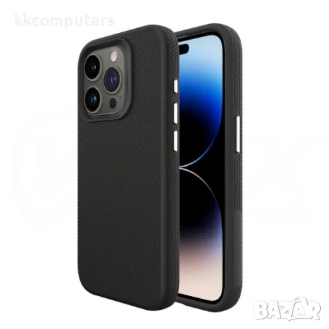 iPhone 16 (6.1) Силиконов твърд кейс Vmax Triangle и Протектор