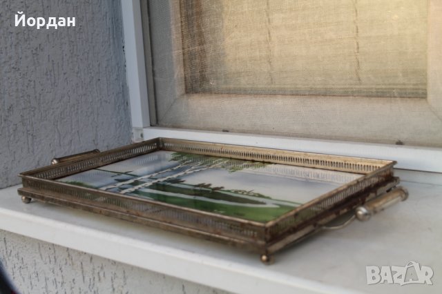 Чехословашки порцеланов поднос 1920 година , снимка 6 - Колекции - 39031966