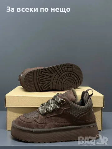 UGG Дамски Маратонки На Платформа С Пухкава Подплата👟Дамски Спортни Обувки - 7 Цвята Код SEM-884, снимка 10 - Маратонки - 56165702