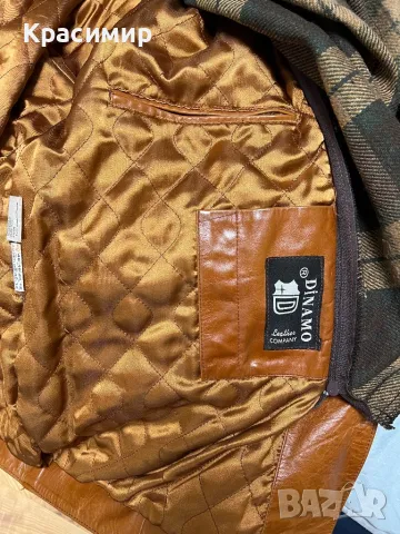 Яке от естествена кожа DINAMO 2XL, снимка 5 - Якета - 47367795