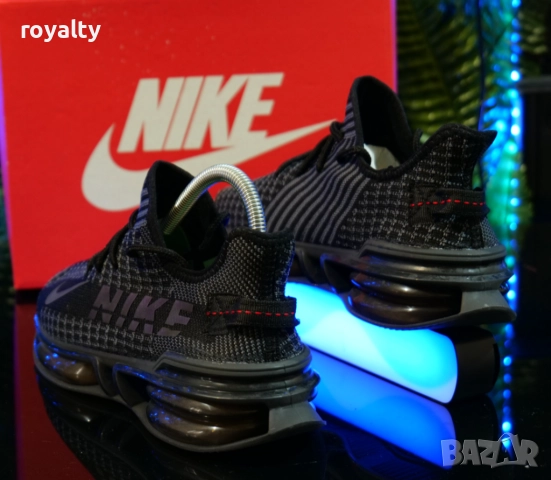 Мъжки Маратомки Nike - Цвят Черно, снимка 4 - Маратонки - 51636229