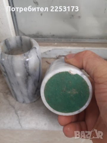 Мраморни свещници лот, снимка 2 - Декорация за дома - 38020192