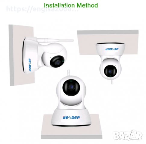 ПРОМО! Full HD 1080P, WirelessHome Security Camera Baby Monitor Night Vision CCTV, снимка 5 - Камери - 31795438