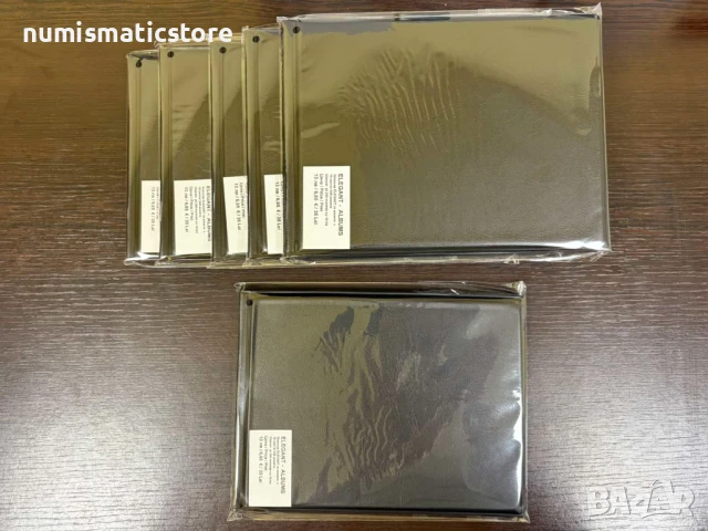 Класьор ELEGANT за 240 монети до 29 мм с 10 листа , снимка 2 - Нумизматика и бонистика - 51121358