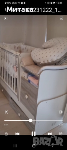 Детска кошара, ползвана само 3 месеца, много запазена 