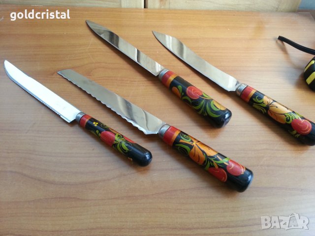 Руски ножове с дървена дръжка , снимка 9 - Антикварни и старинни предмети - 37954014