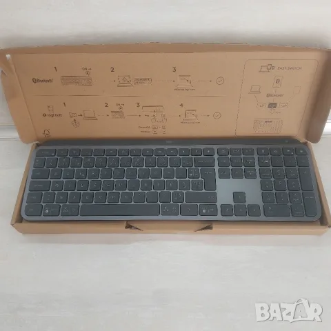Пълен Премиум Комплект Logitech MX Keys S + Оригинална Опора за Китки MX Palm Rest