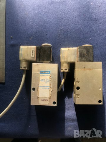 Пневматичен разпределител схема 3/2 бобина 24V, снимка 3 - Хидравлични и пневматични чукове - 42388897