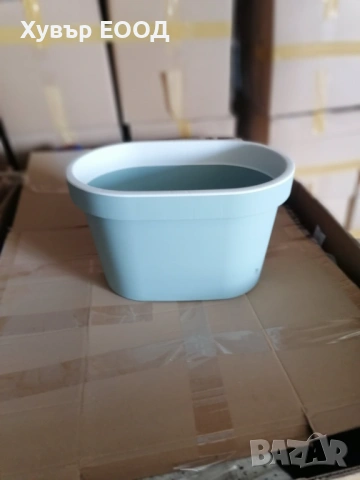 Пластмасова саксия/ кашпа, правоъгълна и кръгла САМО НА ЕДРО