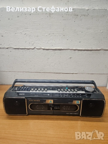Стерео касетофон SANYO MW737F, снимка 2 - Радиокасетофони, транзистори - 53076605