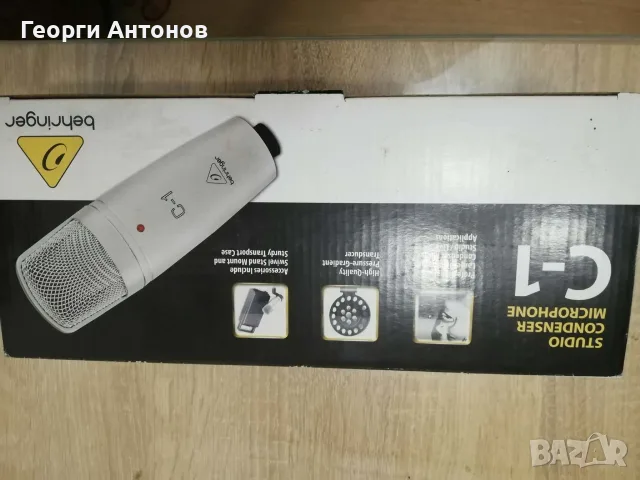 Кондензаторен Микрофон Behringer C1, снимка 2 - Микрофони - 56262035