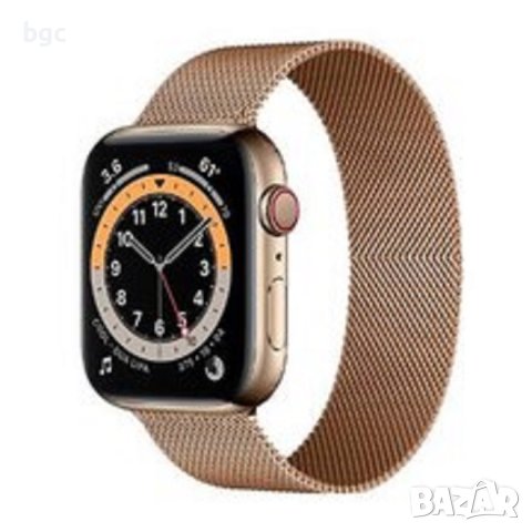 Нови Каишка Верижка за Watch Apple Milanese Loop 38мм 40mm 42mm  44mm 45mm  Неръждаема Стомана, снимка 2 - Смарт гривни - 39851347