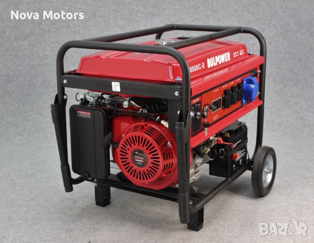 Генератор За Ток 7.5 KW Nova Motors Бензин-Газ Монофазен, снимка 4 - Генератори - 39361025