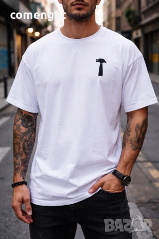 ОВЪРСАЙЗ тениски "ИЛИ СИ ЧУК" в 3 цвята! Поръчай модел с ТВОЯ идея!, снимка 4 - Тениски - 53906548