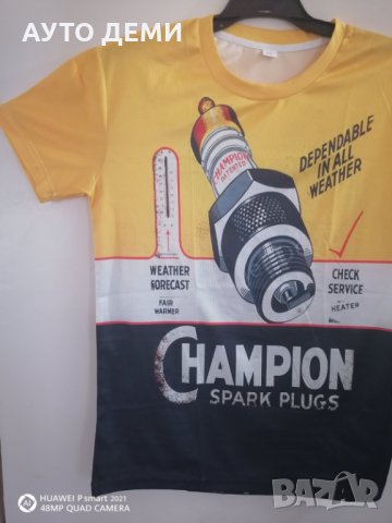Качествени фенски тениска тениски фанелка с надпис Motul Castrol Champion авто свещ , снимка 6 - Аксесоари и консумативи - 34309706