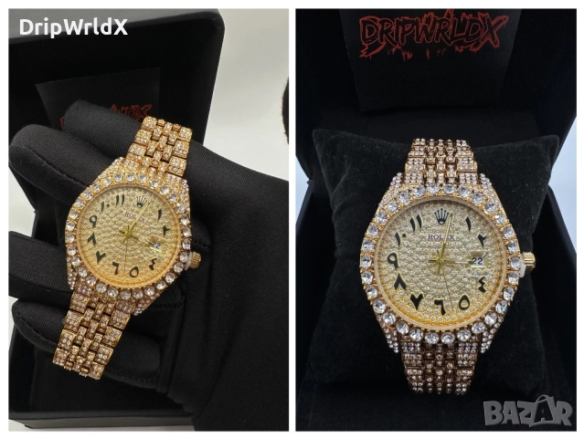 Rolex Datejust 40mm Мойсанит Диамант Арабски Циферблат Различни Модели, снимка 6 - Дамски - 52938672