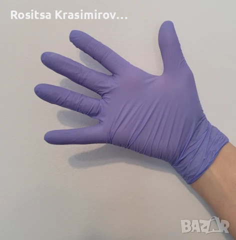 Нитрилни защитни ръкавици, снимка 2 - Медицински консумативи - 51385669
