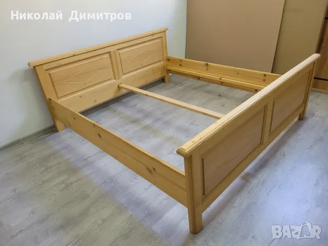 Продавам спалня 180х200 см бор масив