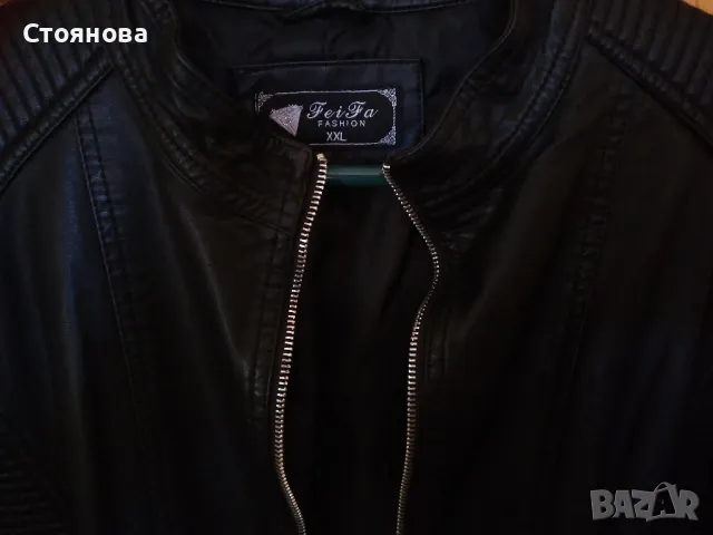 Дамско кожено яке , снимка 14 - Якета - 47392288