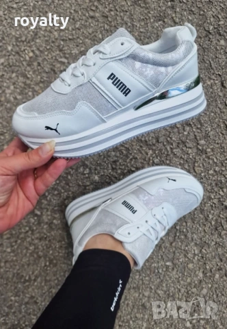 Puma Нови Стилни Дамски Маратонки Пума с Кутия 