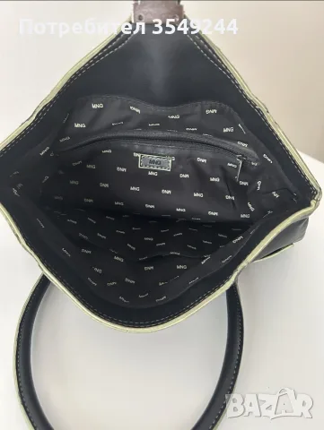 Малка кожена чанта Mango, снимка 5 - Чанти - 55944604