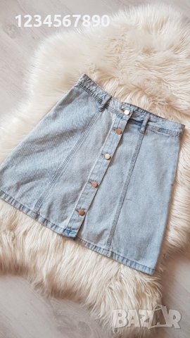 Дънко пола H&M, снимка 2 - Поли - 37343325