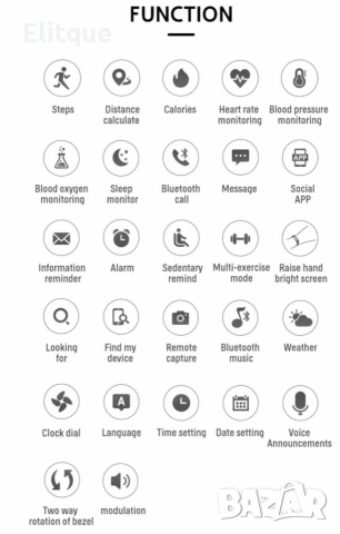 Смарт часовник Watch 8 T800 Pro Max 1,99 Голям екран, снимка 5 - Други стоки за дома - 52870874