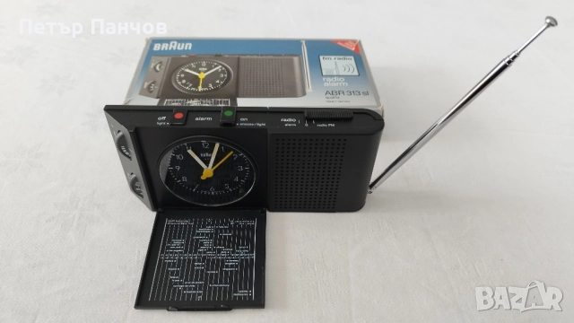 Braun Abr-313sl radio alarm / Радио будилник / часовник 