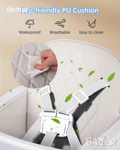 Столче за хранене, Регулируемо трансформируемо 3 в 1 столче за хранене, снимка 6 - Столчета за хранене - 52276104