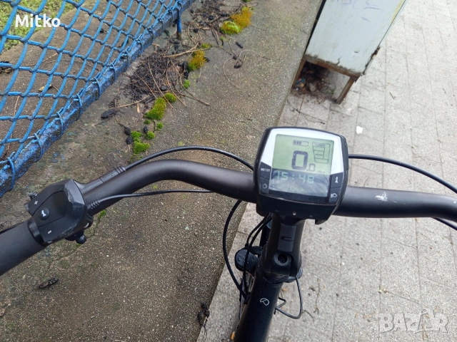 28 цола електрически алуминиев велосипед с 21 скорости усилени капли амортисьори предни като нов , снимка 7 - Велосипеди - 53373053