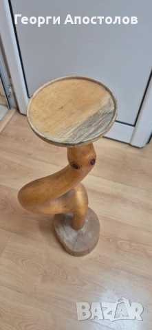 Продавам стари дървени стойки за сакции - 35 евро, снимка 4 - Антикварни и старинни предмети - 54061556