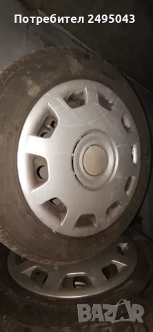 Джанти с зимни гуми от шкода фабиа 5 х100